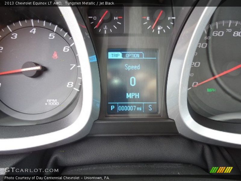 Tungsten Metallic / Jet Black 2013 Chevrolet Equinox LT AWD