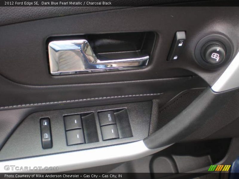 Dark Blue Pearl Metallic / Charcoal Black 2012 Ford Edge SE