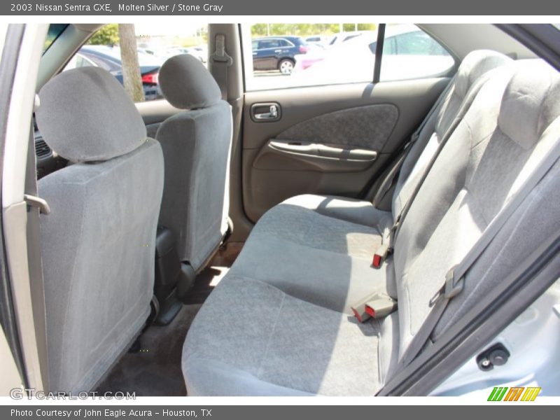 Molten Silver / Stone Gray 2003 Nissan Sentra GXE