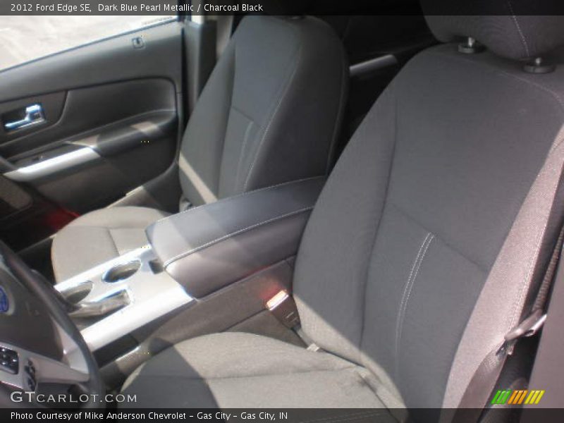 Dark Blue Pearl Metallic / Charcoal Black 2012 Ford Edge SE
