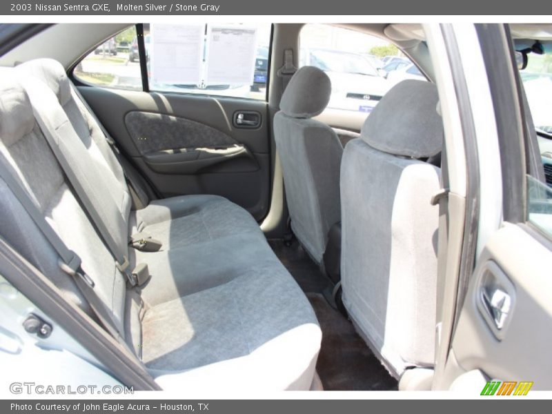 Molten Silver / Stone Gray 2003 Nissan Sentra GXE