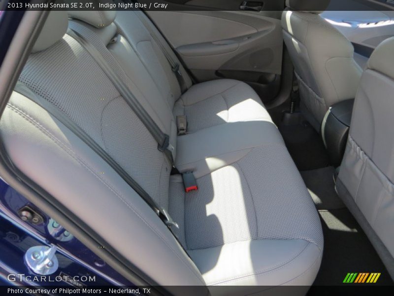 Indigo Night Blue / Gray 2013 Hyundai Sonata SE 2.0T