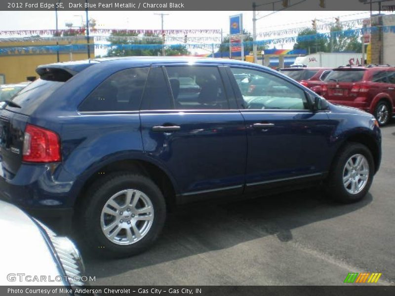 Dark Blue Pearl Metallic / Charcoal Black 2012 Ford Edge SE