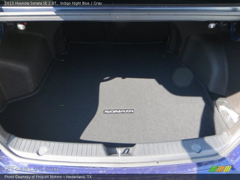 Indigo Night Blue / Gray 2013 Hyundai Sonata SE 2.0T