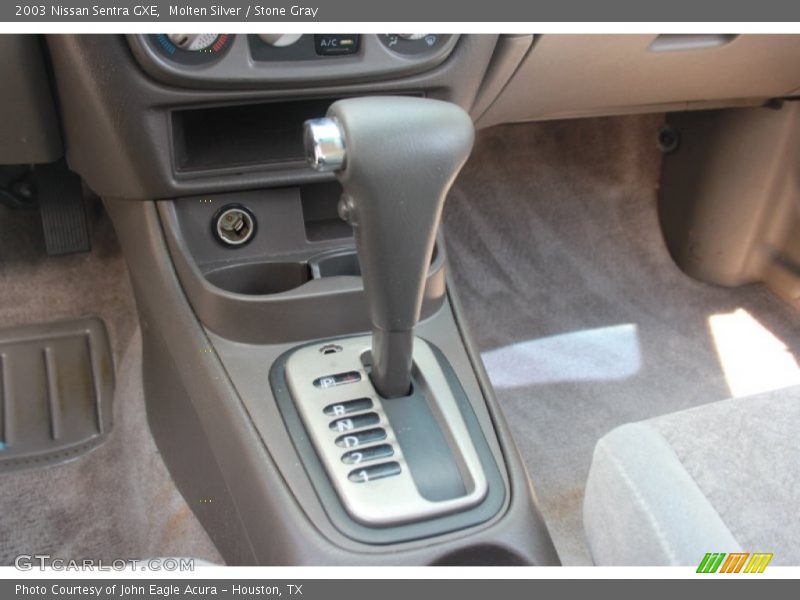 Molten Silver / Stone Gray 2003 Nissan Sentra GXE