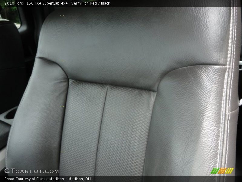 Vermillion Red / Black 2010 Ford F150 FX4 SuperCab 4x4