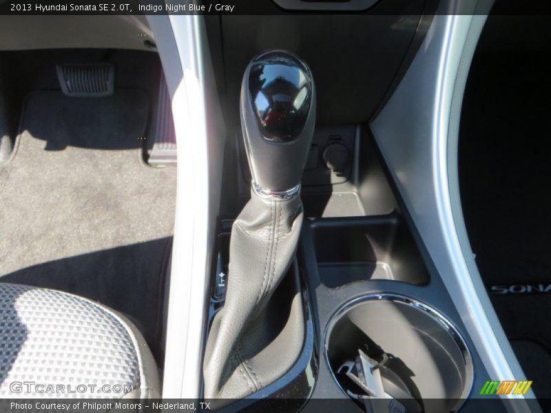 Indigo Night Blue / Gray 2013 Hyundai Sonata SE 2.0T