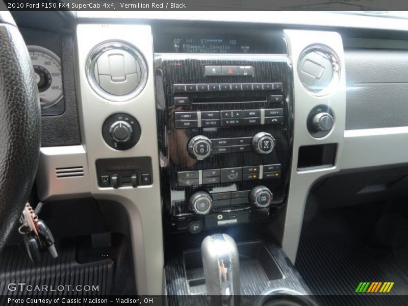 Vermillion Red / Black 2010 Ford F150 FX4 SuperCab 4x4