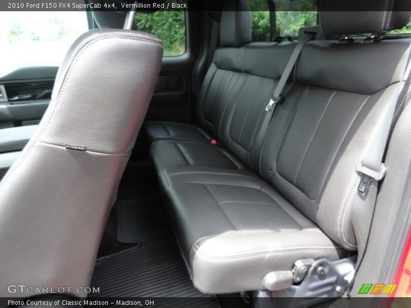 Vermillion Red / Black 2010 Ford F150 FX4 SuperCab 4x4