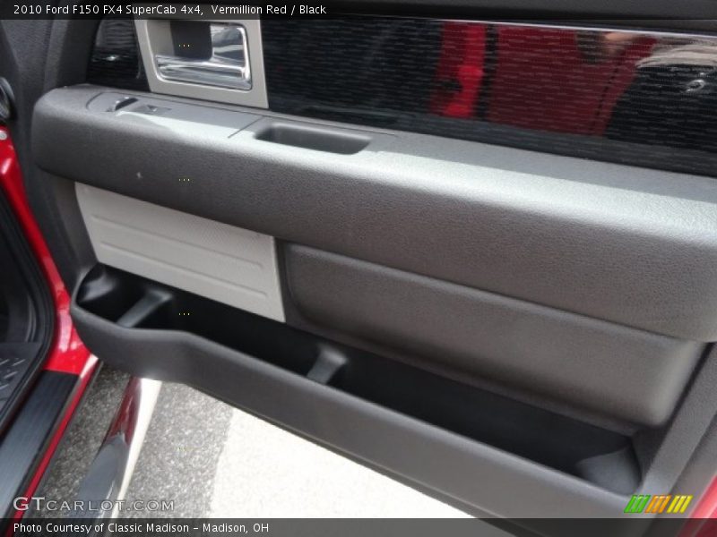 Vermillion Red / Black 2010 Ford F150 FX4 SuperCab 4x4