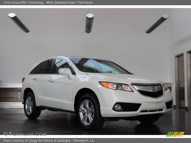 White Diamond Pearl / Parchment 2014 Acura RDX Technology