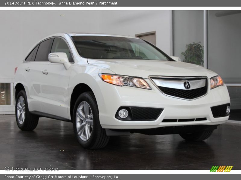 White Diamond Pearl / Parchment 2014 Acura RDX Technology
