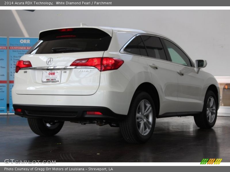 White Diamond Pearl / Parchment 2014 Acura RDX Technology
