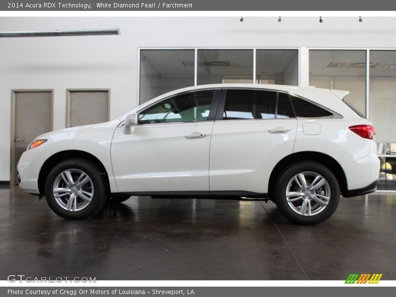 White Diamond Pearl / Parchment 2014 Acura RDX Technology