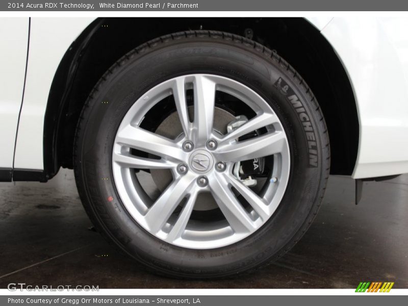 White Diamond Pearl / Parchment 2014 Acura RDX Technology