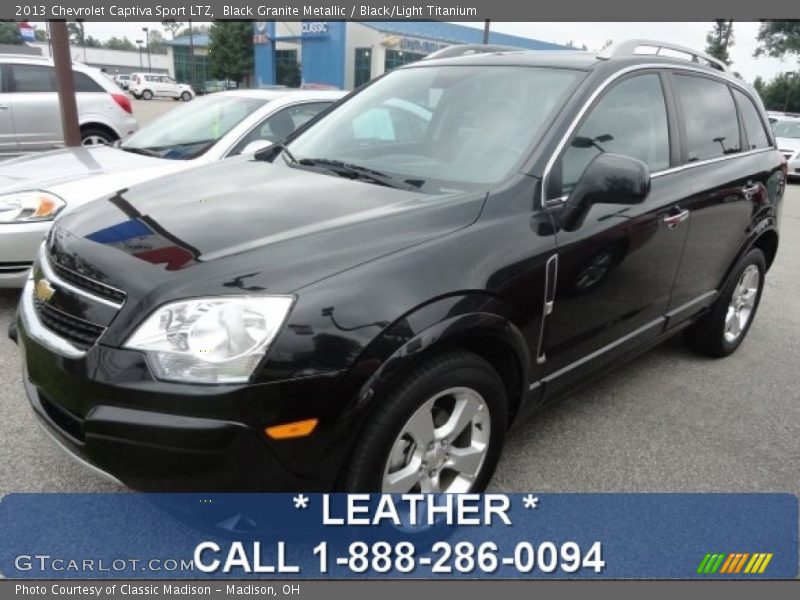 Black Granite Metallic / Black/Light Titanium 2013 Chevrolet Captiva Sport LTZ