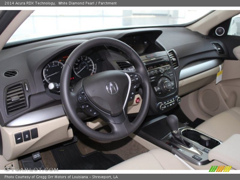 White Diamond Pearl / Parchment 2014 Acura RDX Technology