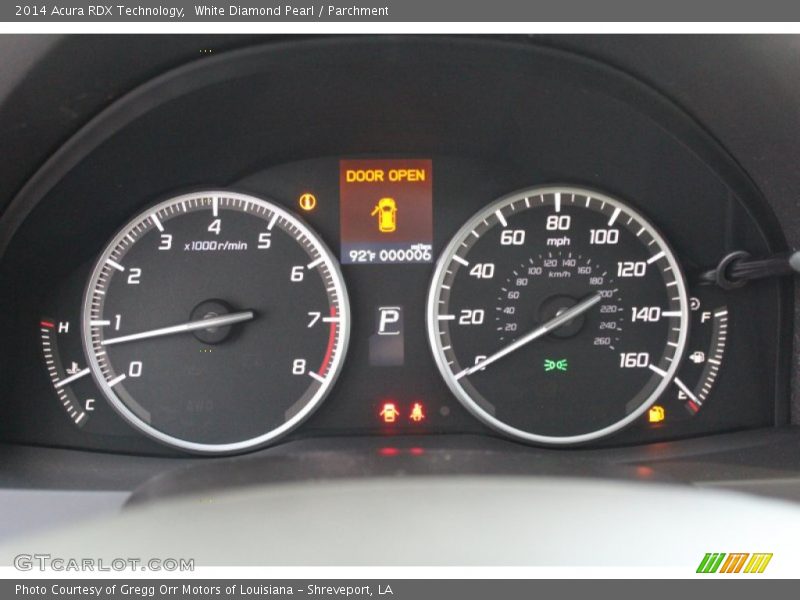 White Diamond Pearl / Parchment 2014 Acura RDX Technology