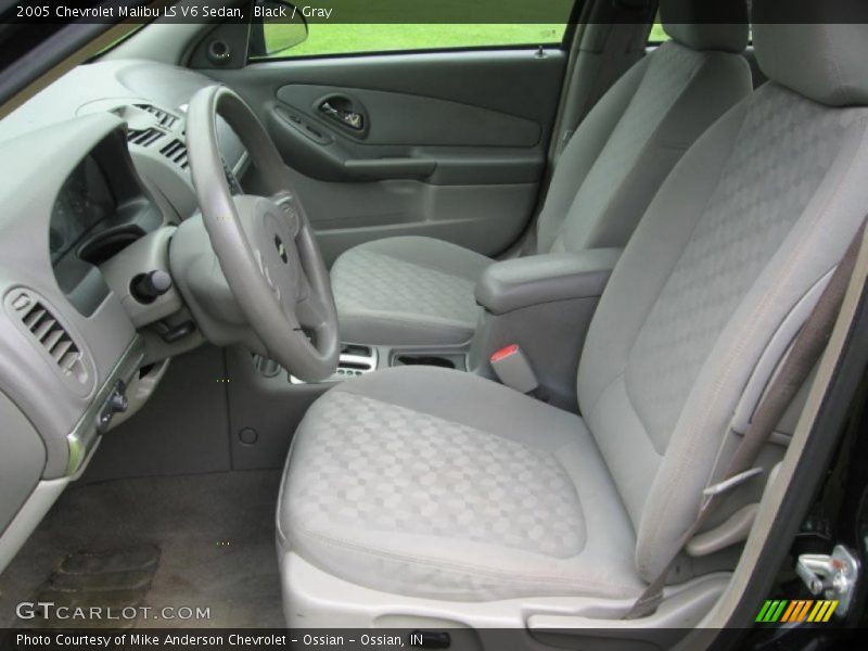 Black / Gray 2005 Chevrolet Malibu LS V6 Sedan