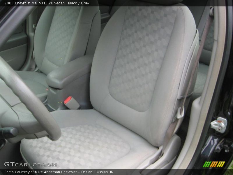 Black / Gray 2005 Chevrolet Malibu LS V6 Sedan