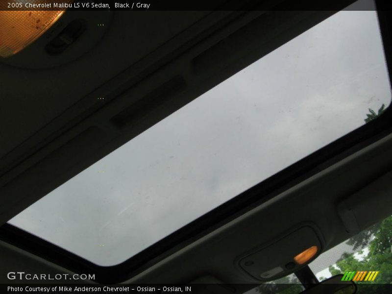 Black / Gray 2005 Chevrolet Malibu LS V6 Sedan