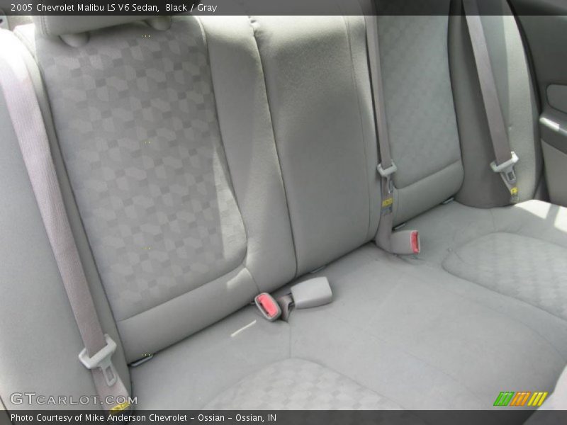 Black / Gray 2005 Chevrolet Malibu LS V6 Sedan