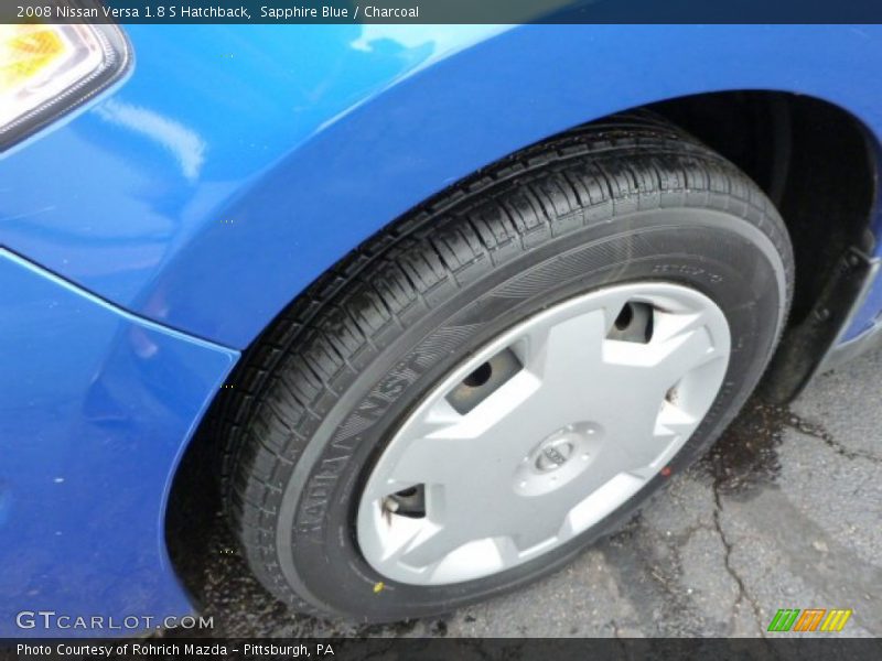 Sapphire Blue / Charcoal 2008 Nissan Versa 1.8 S Hatchback