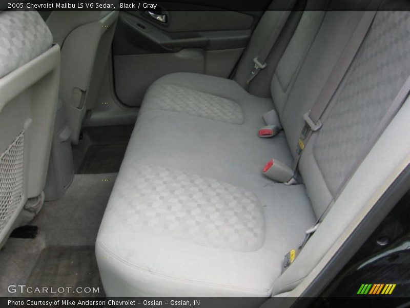Black / Gray 2005 Chevrolet Malibu LS V6 Sedan