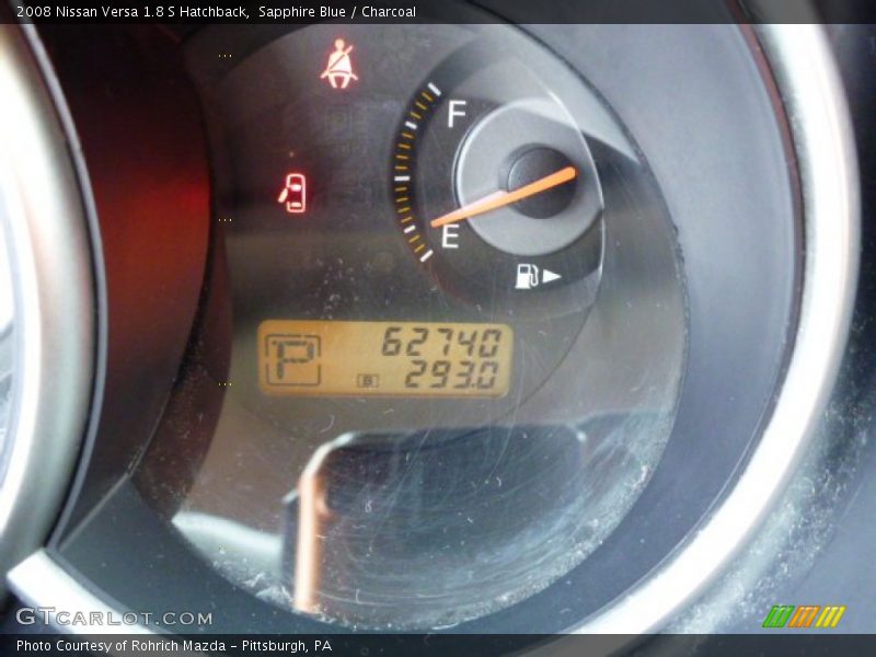 Sapphire Blue / Charcoal 2008 Nissan Versa 1.8 S Hatchback