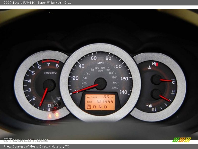 Super White / Ash Gray 2007 Toyota RAV4 I4