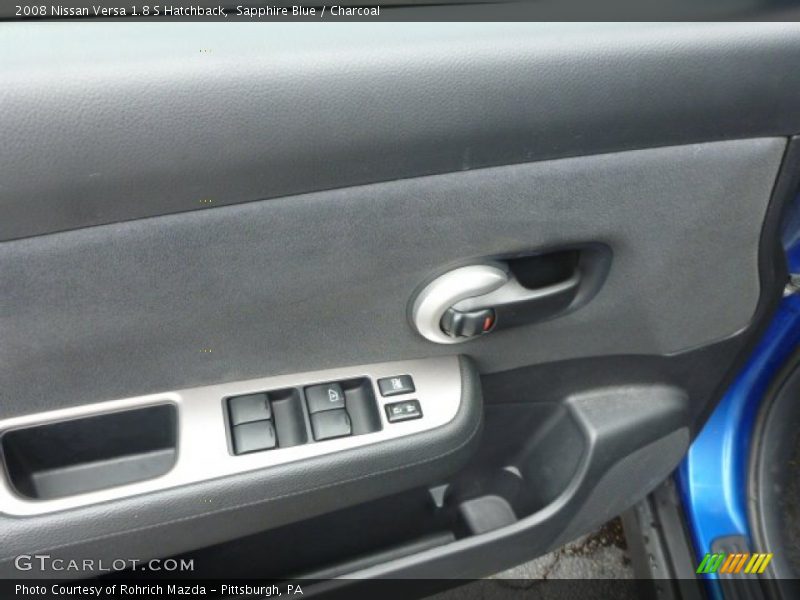 Sapphire Blue / Charcoal 2008 Nissan Versa 1.8 S Hatchback