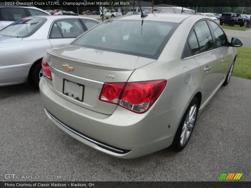 Champagne Silver Metallic / Jet Black 2013 Chevrolet Cruze LTZ/RS
