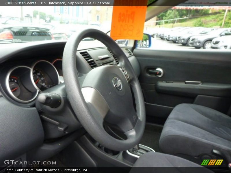 Sapphire Blue / Charcoal 2008 Nissan Versa 1.8 S Hatchback