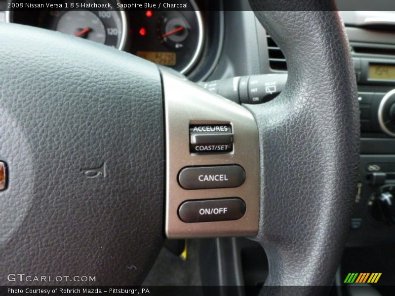 Sapphire Blue / Charcoal 2008 Nissan Versa 1.8 S Hatchback