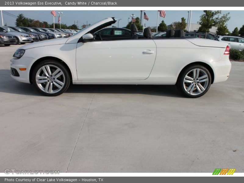 Candy White / Charcoal/Black 2013 Volkswagen Eos Executive