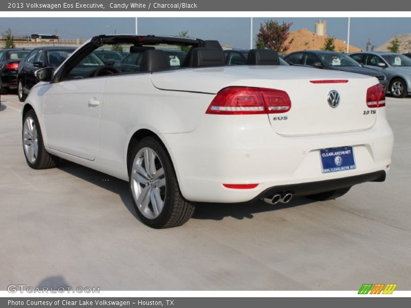 Candy White / Charcoal/Black 2013 Volkswagen Eos Executive