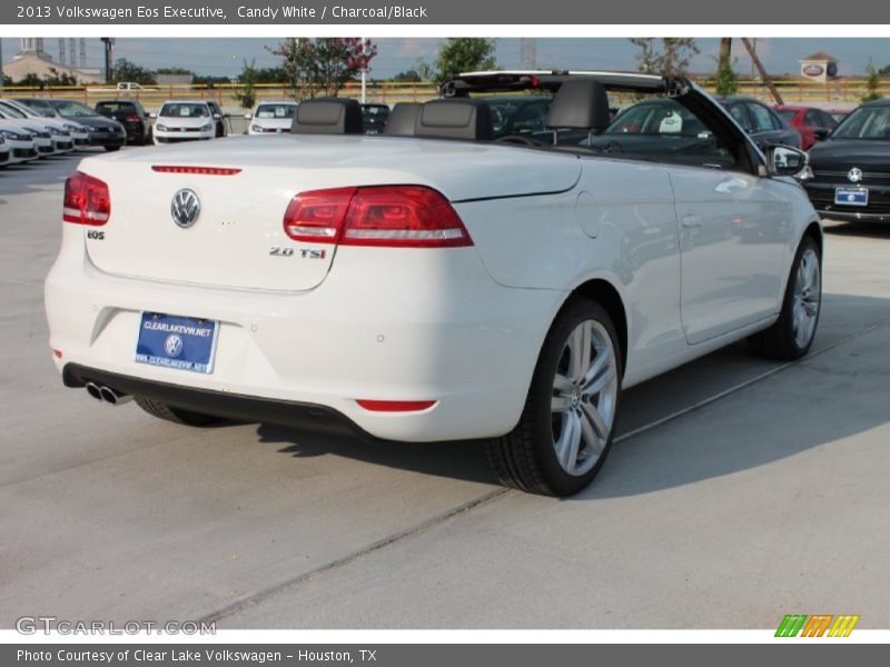 Candy White / Charcoal/Black 2013 Volkswagen Eos Executive