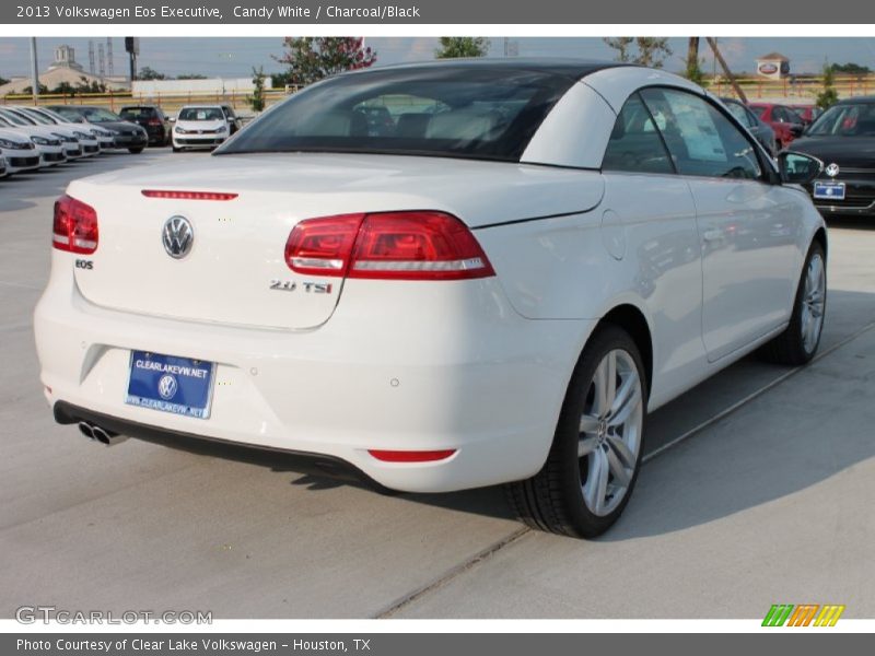 Candy White / Charcoal/Black 2013 Volkswagen Eos Executive
