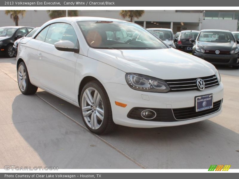 Candy White / Charcoal/Black 2013 Volkswagen Eos Executive