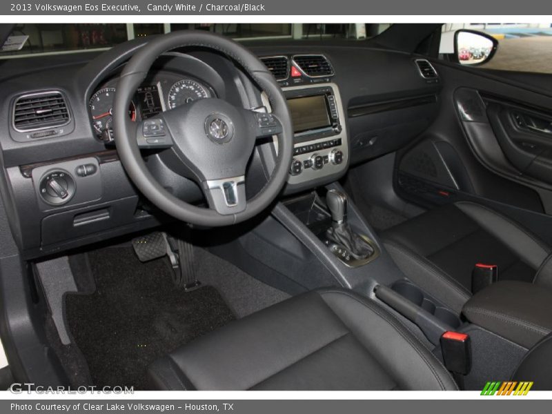 Candy White / Charcoal/Black 2013 Volkswagen Eos Executive