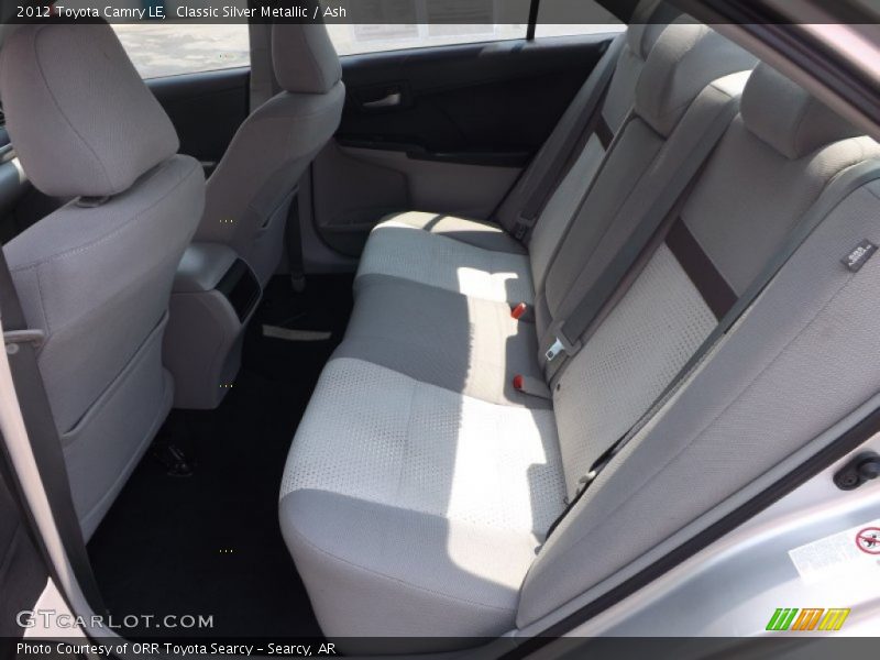 Classic Silver Metallic / Ash 2012 Toyota Camry LE