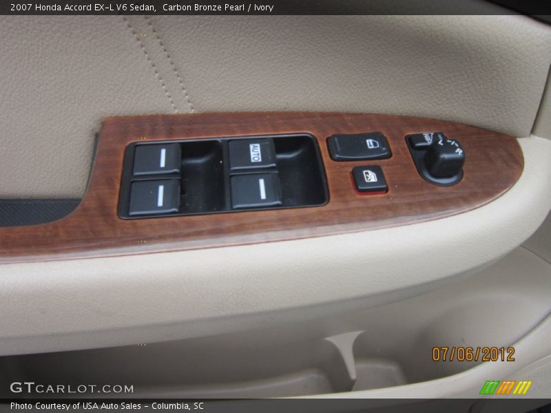 Carbon Bronze Pearl / Ivory 2007 Honda Accord EX-L V6 Sedan