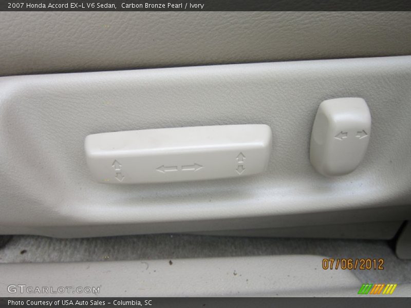 Carbon Bronze Pearl / Ivory 2007 Honda Accord EX-L V6 Sedan