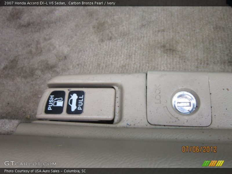 Carbon Bronze Pearl / Ivory 2007 Honda Accord EX-L V6 Sedan
