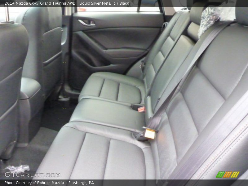 Liquid Silver Metallic / Black 2014 Mazda CX-5 Grand Touring AWD