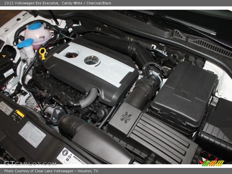 Candy White / Charcoal/Black 2013 Volkswagen Eos Executive