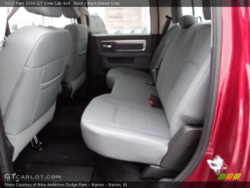 Black / Black/Diesel Gray 2013 Ram 1500 SLT Crew Cab 4x4