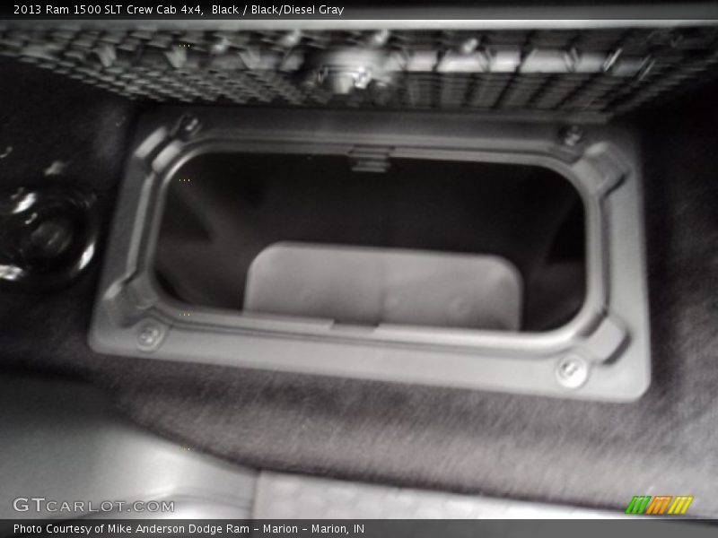 Black / Black/Diesel Gray 2013 Ram 1500 SLT Crew Cab 4x4