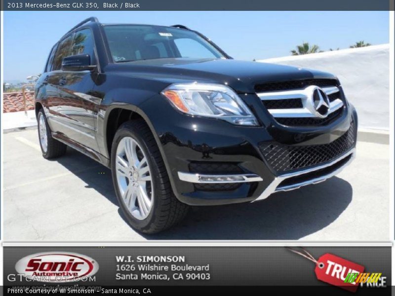Black / Black 2013 Mercedes-Benz GLK 350