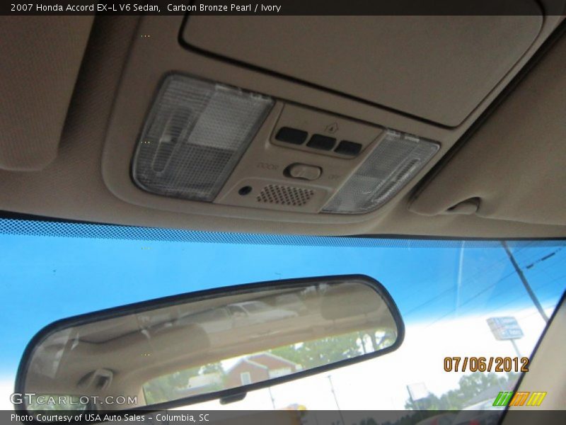 Carbon Bronze Pearl / Ivory 2007 Honda Accord EX-L V6 Sedan